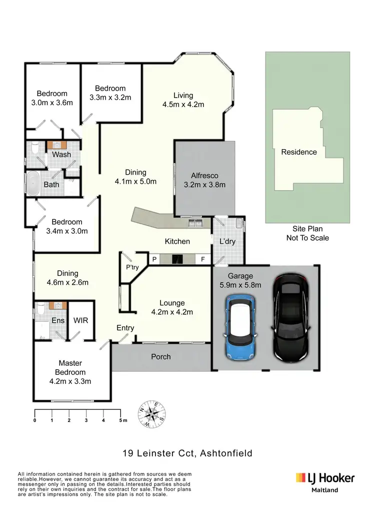 Floorplan of Homely house listing, 19 Leinster Circuit, Ashtonfield NSW 2323