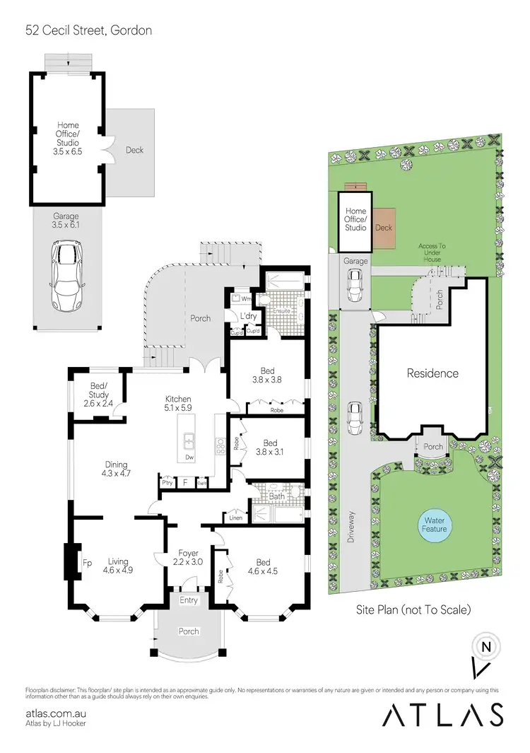 Floorplan of Homely house listing, 52 Cecil Street, Gordon NSW 2072
