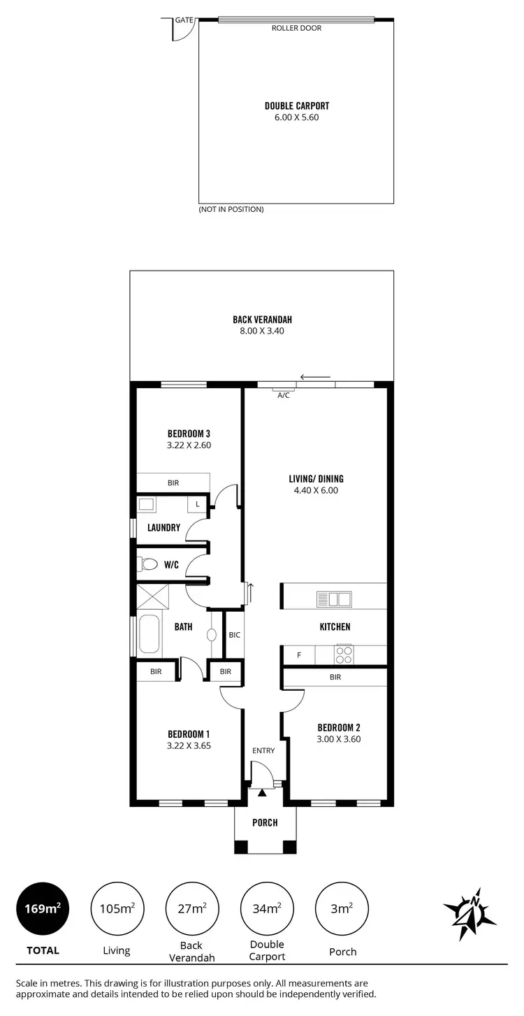 Floorplan of Homely house listing, 7 Sturt Street, Mansfield Park SA 5012