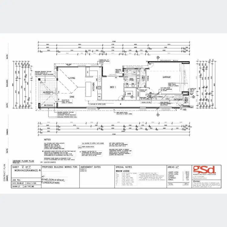 Floorplan of Homely house listing, 61a Nelson Avenue, Flinders Park SA 5025