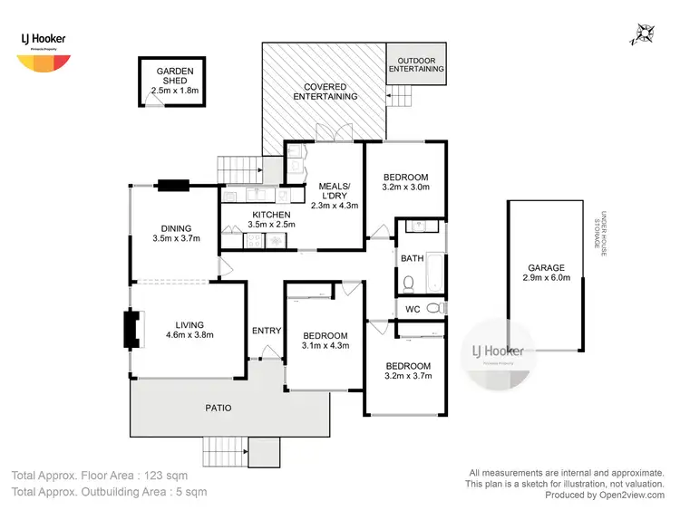 Floorplan of Homely house listing, 41 Amy Street, West Moonah TAS 7009
