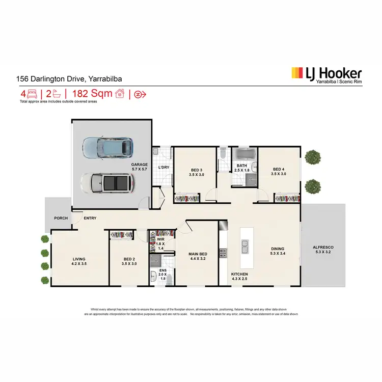 Floorplan of Homely house listing, 156 Darlington Drive, Yarrabilba QLD 4207