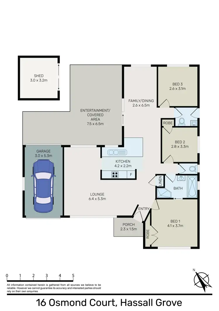 Floorplan of Homely house listing, 16 Osmond Court, Hassall Grove NSW 2761