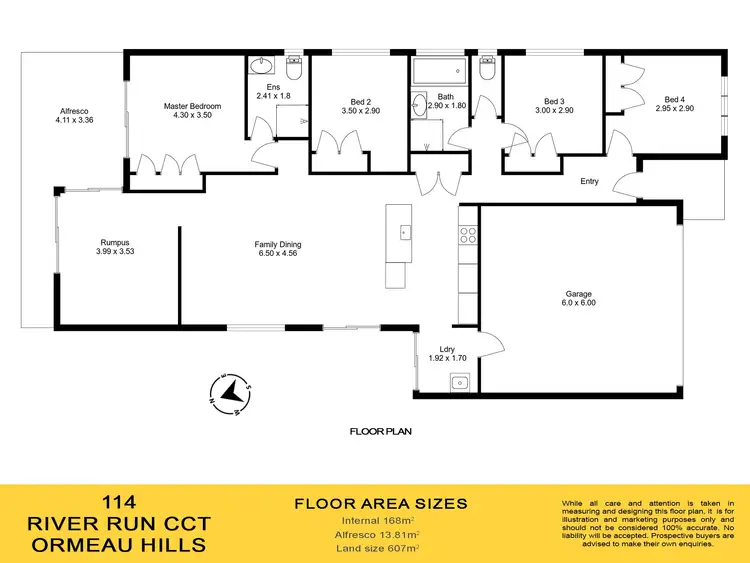 Floorplan of Homely house listing, 114 River Run Circuit, Ormeau Hills QLD 4208