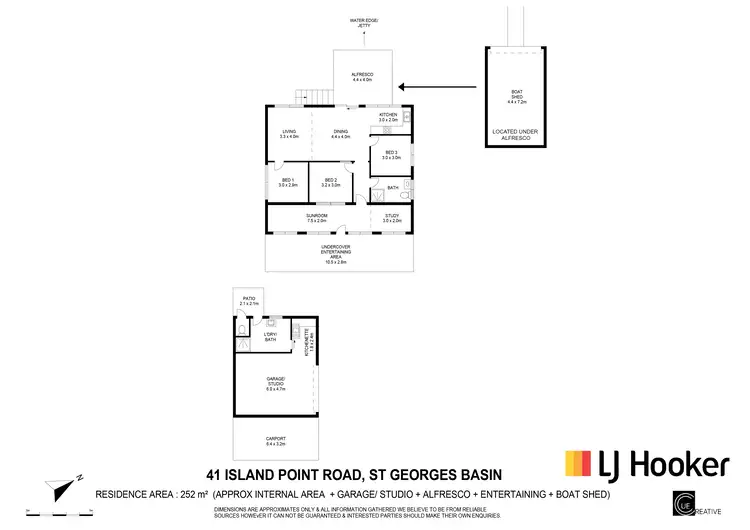 Floorplan of Homely house listing, 41 Island Point Point, St Georges Basin NSW 2540