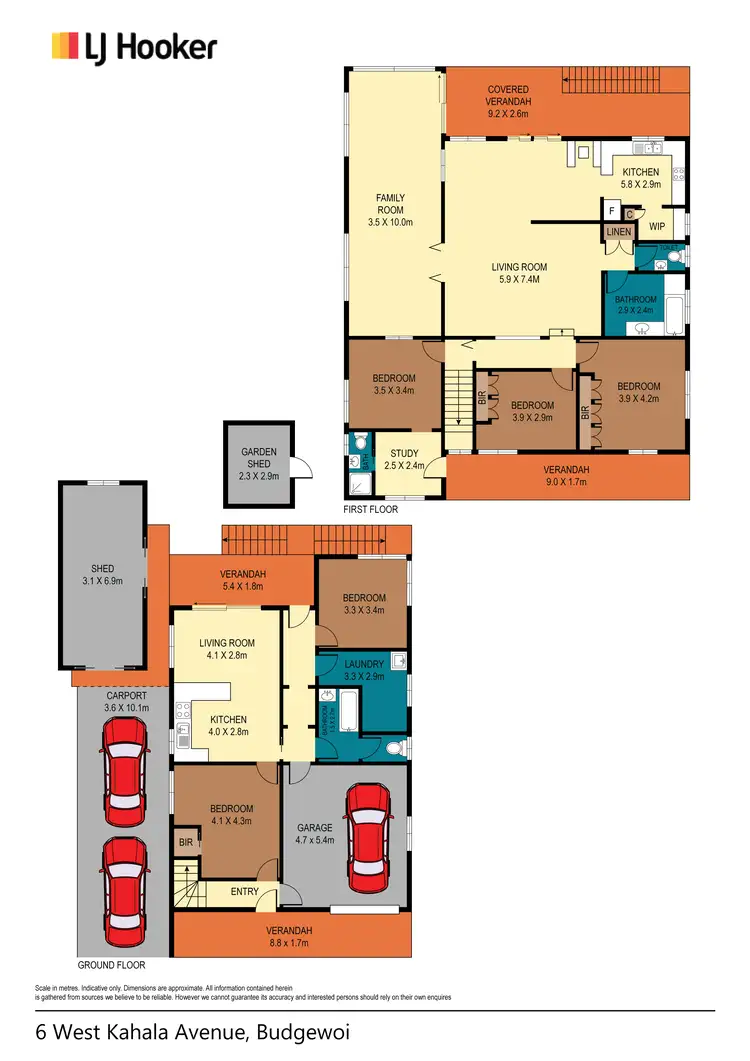 Floorplan of Homely house listing, 6 West Kahala Avenue, Budgewoi NSW 2262