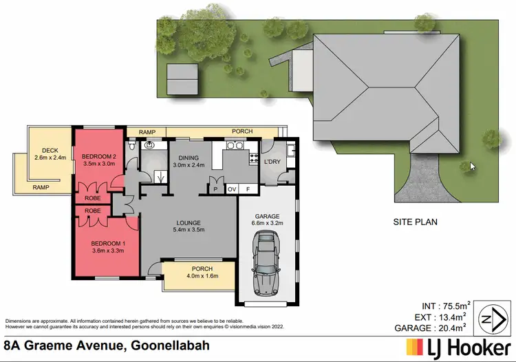 Floorplan of Homely house listing, 8A Graeme Avenue, Goonellabah NSW 2480