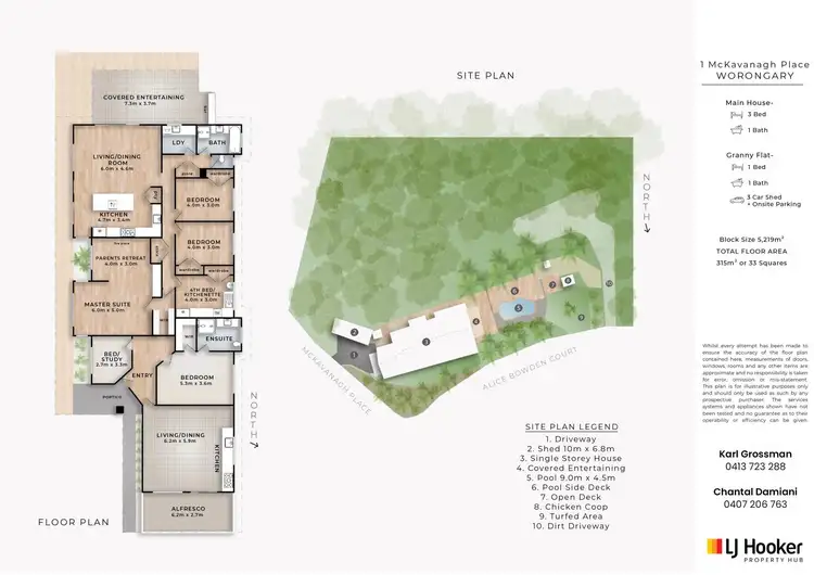 Floorplan of Homely house listing, 1 McKavanagh Place, Worongary QLD 4213