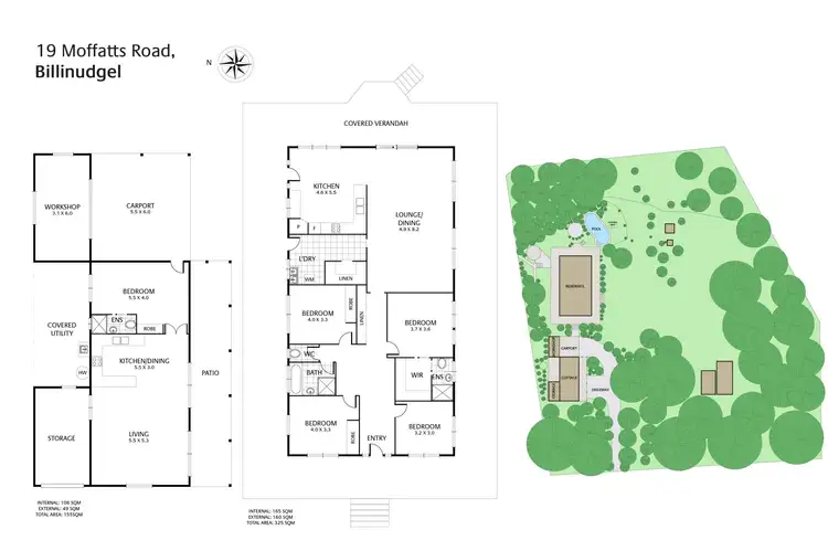 Floorplan of Homely rural property listing, 19 Moffatts Road, Billinudgel NSW 2483