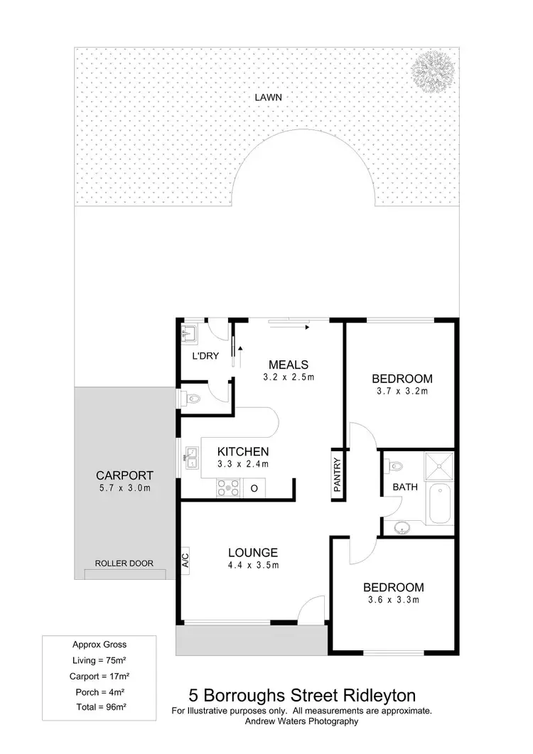 Floorplan of Homely house listing, 5 Borroughs Street, Ridleyton SA 5008
