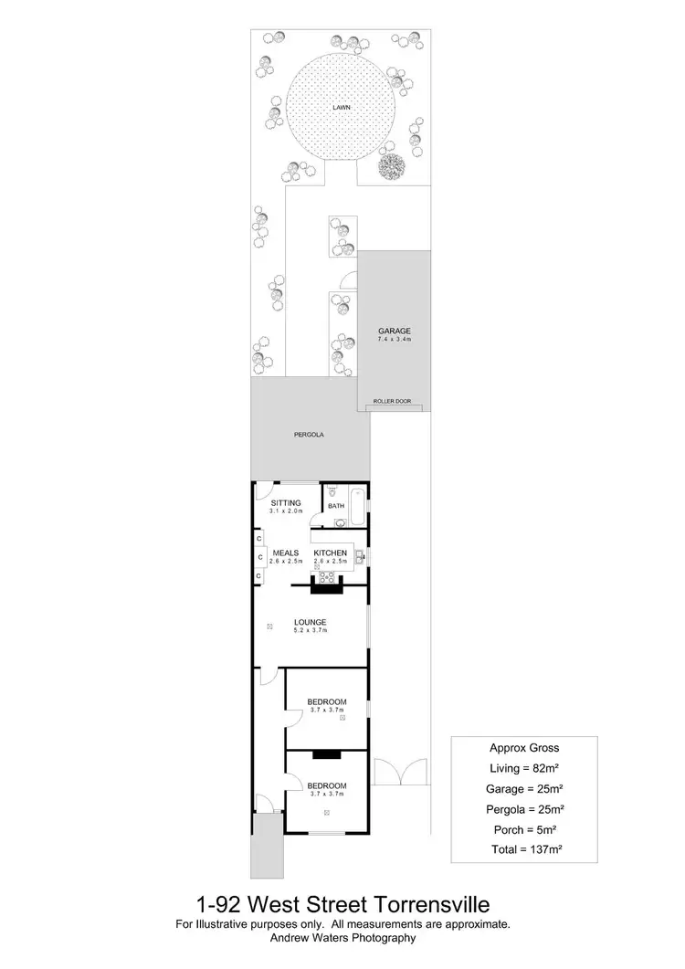Floorplan of Homely house listing, 1/92 West Street, Torrensville SA 5031