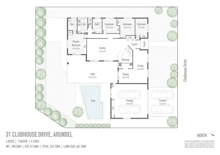 Floorplan of Homely house listing, 31 Clubhouse Drive, Arundel QLD 4214