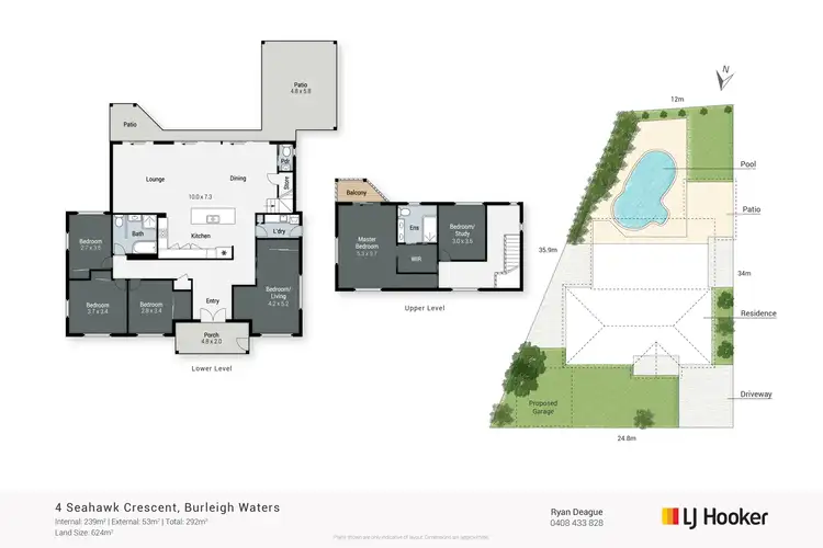 Floorplan of Homely house listing, 4 Seahawk Crescent, Burleigh Waters QLD 4220