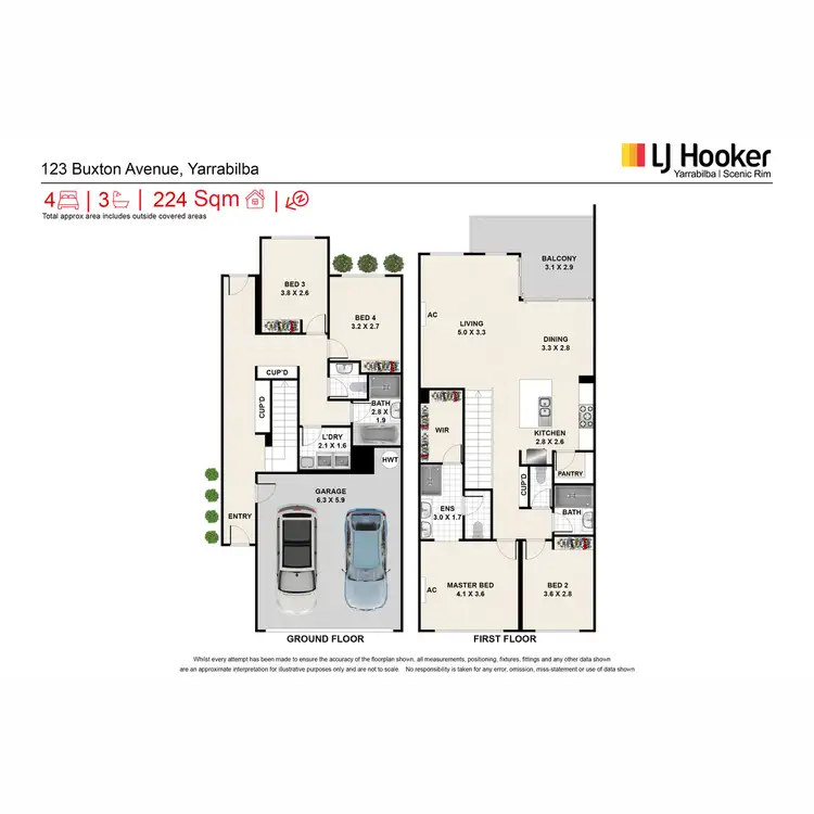 Floorplan of Homely house listing, 123 Buxton Avenue, Yarrabilba QLD 4207