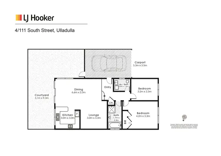 Floorplan of Homely apartment listing, 4/111 South Street, Ulladulla NSW 2539