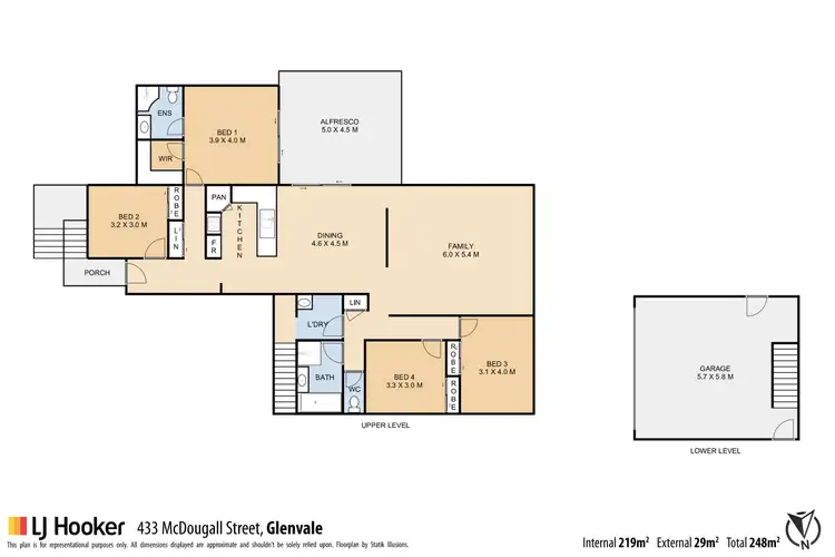 Floorplan of Homely house listing, 433 McDougall Street, Glenvale QLD 4350