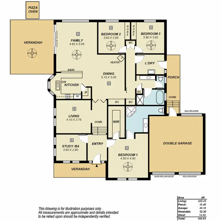 Floorplan of Homely house listing, 6 St Clair Parade, Greenwith SA 5125