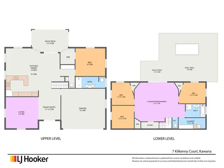 Floorplan of Homely house listing, 7 Kilkenny Court, Kawana QLD 4701
