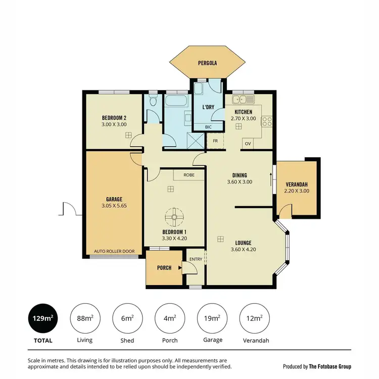 Floorplan of Homely unit listing, 1/47 Albion Terrace, Campbelltown SA 5074