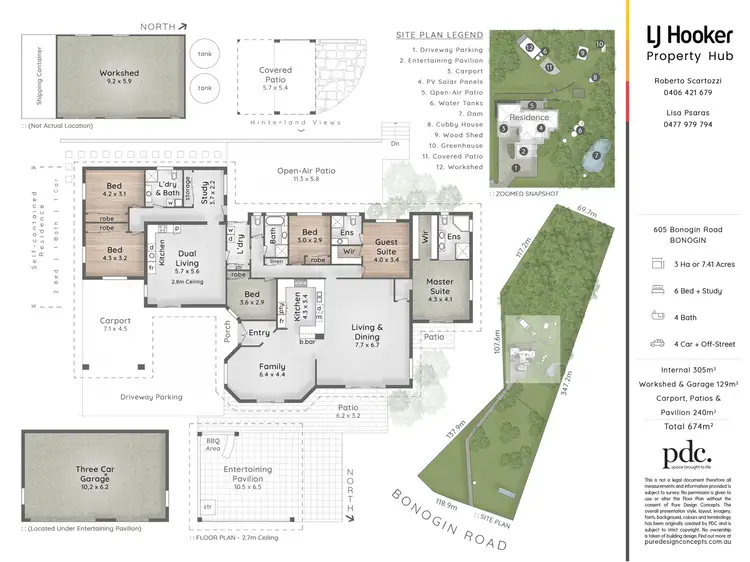 Floorplan of Homely house listing, 605 Bonogin Road, Bonogin QLD 4213