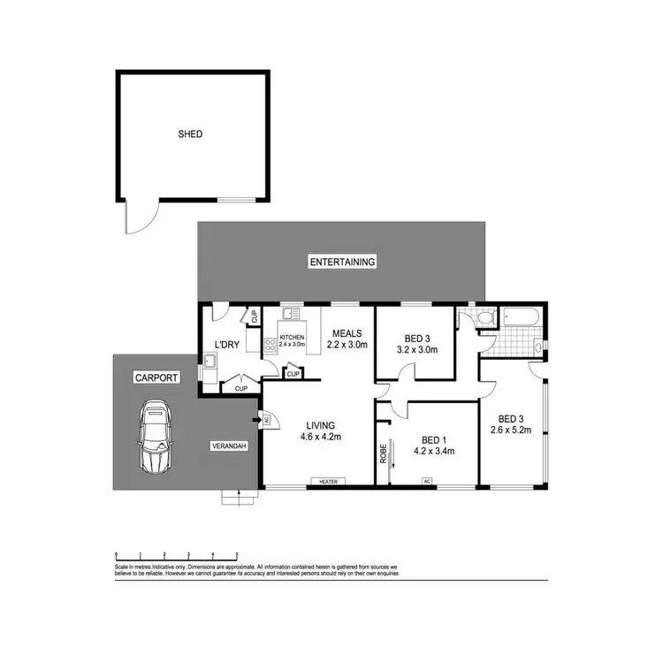 Floorplan of Homely house listing, 43 Whitford Road, Elizabeth South SA 5112
