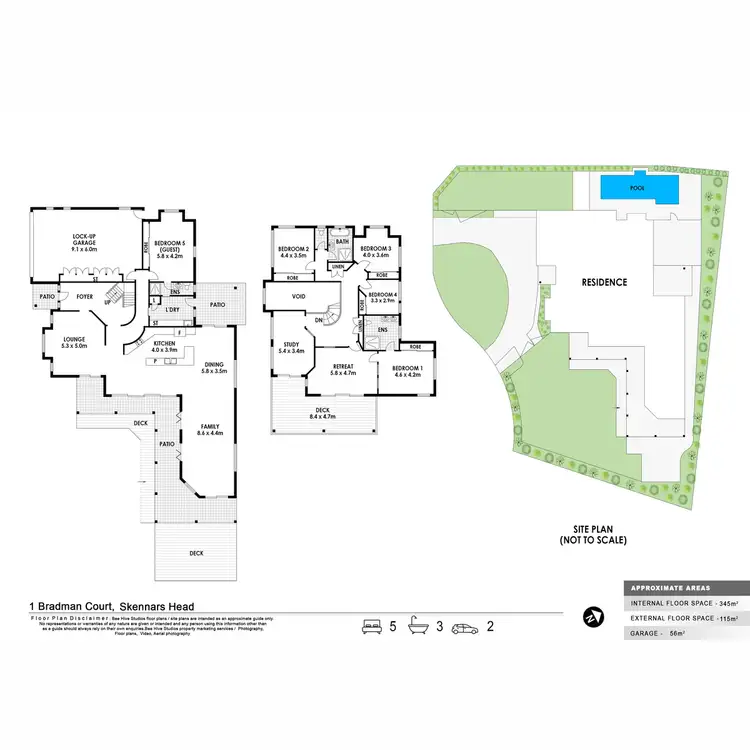 Floorplan of Homely house listing, 1 Bradman Court, Skennars Head NSW 2478