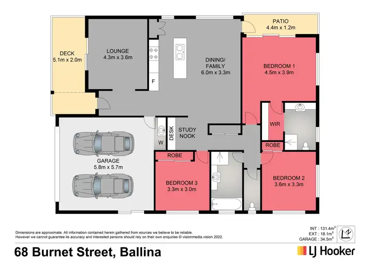 Floorplan of Homely house listing, 68 Burnet Street, Ballina NSW 2478