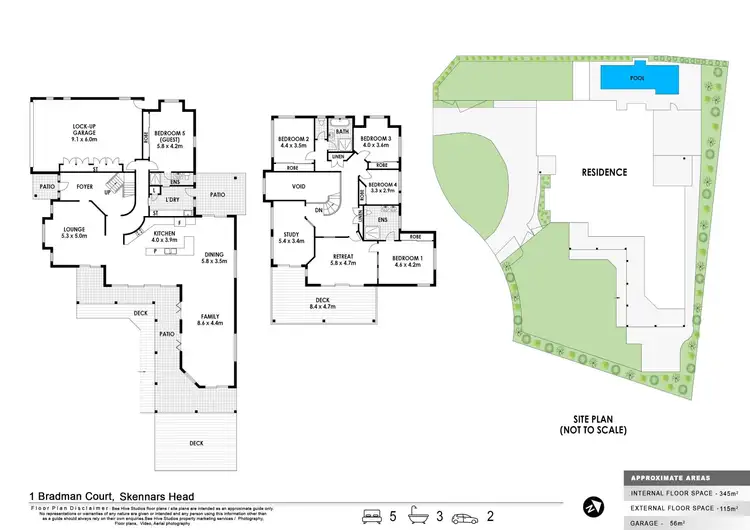 Floorplan of Homely house listing, 1 Bradman Court, Skennars Head NSW 2478