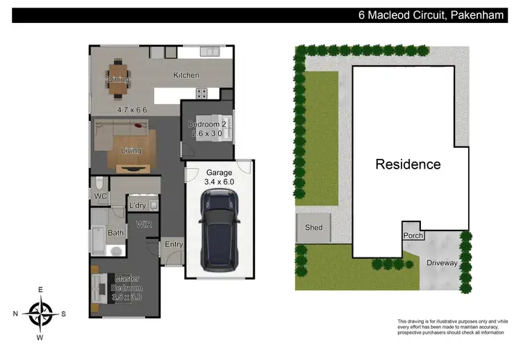 Floorplan of Homely house listing, 6 Macleod Circuit, Pakenham VIC 3810