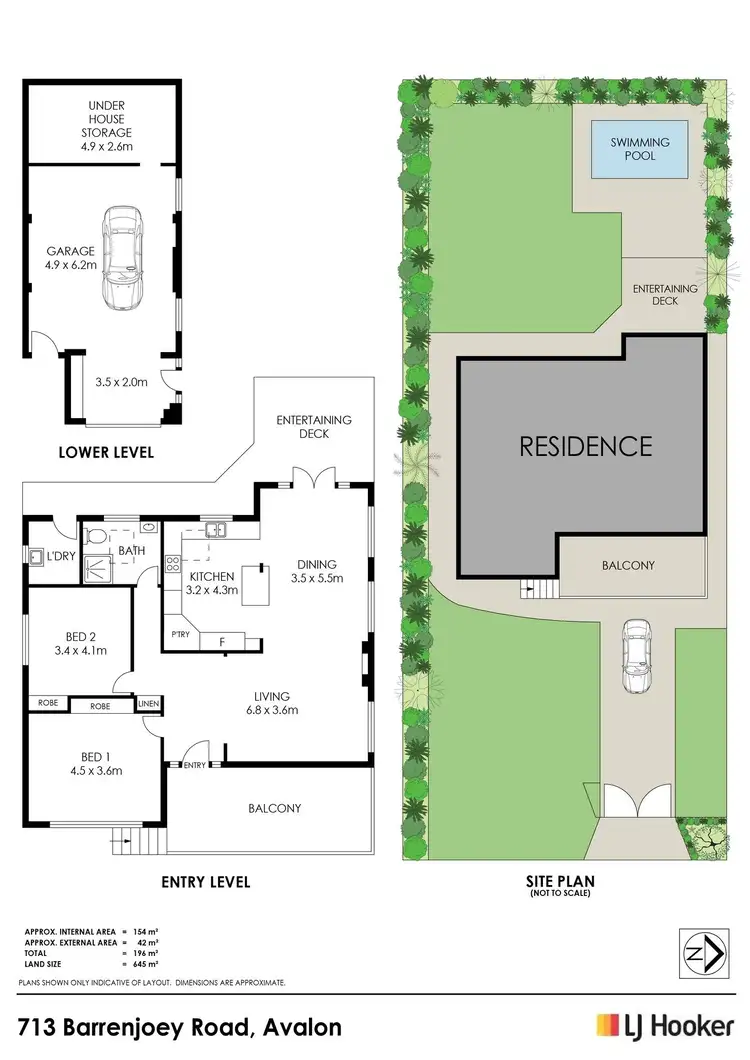 Floorplan of Homely house listing, 713 Barrenjoey Road, Avalon Beach NSW 2107