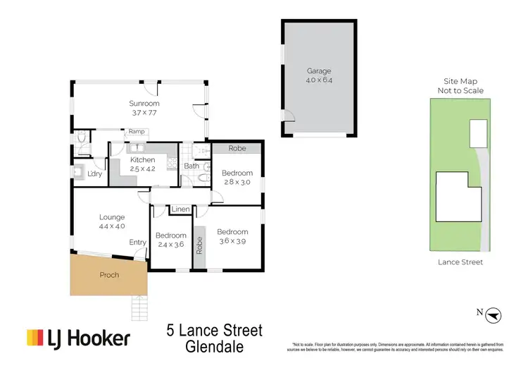 Floorplan of Homely house listing, 5 Lance Street, Glendale NSW 2285