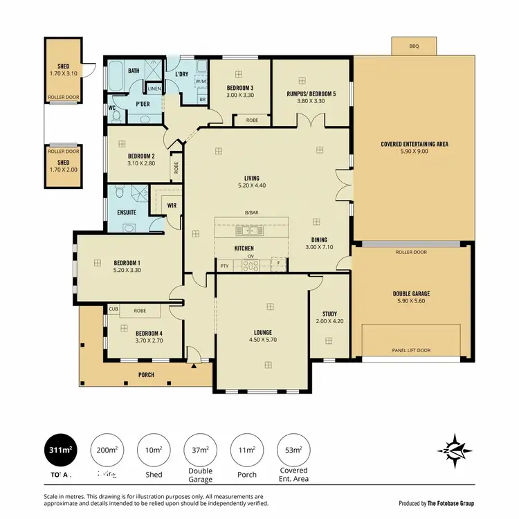 Floorplan of Homely house listing, 28 Cascade Drive, Mawson Lakes SA 5095