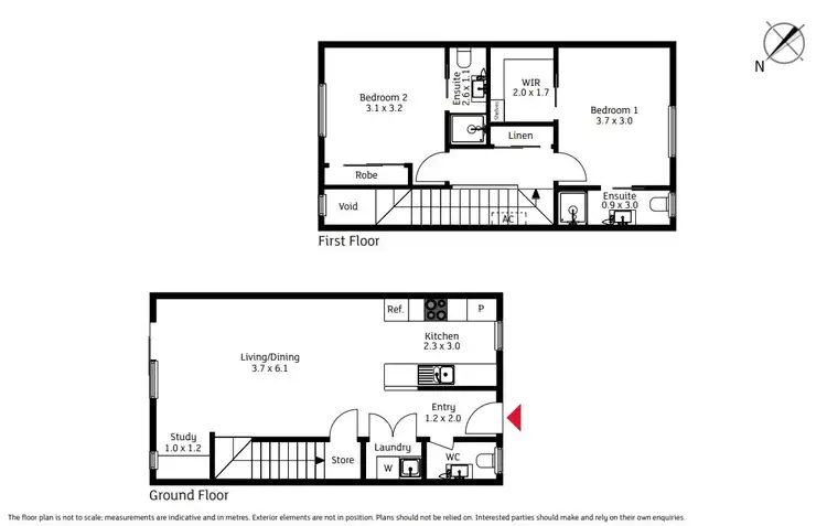 Floorplan of Homely townhouse listing, 1/71 Lawrenson Circuit, Jacka ACT 2914