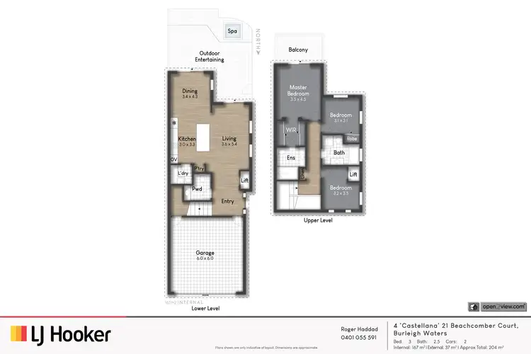 Floorplan of Homely townhouse listing, 4/21 Beachcomber Court, Burleigh Waters QLD 4220