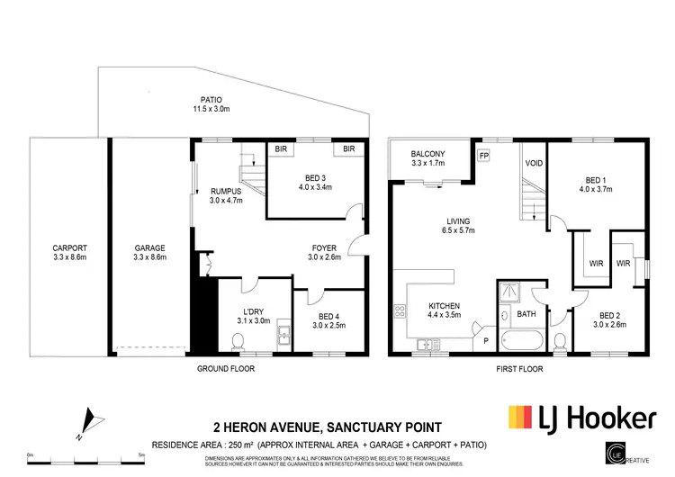 Floorplan of Homely house listing, 2 Heron Avenue, Sanctuary Point NSW 2540