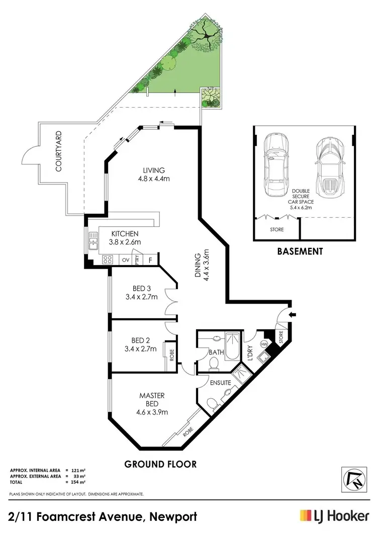 Floorplan of Homely apartment listing, 2/11-15 Foamcrest Avenue, Newport NSW 2106