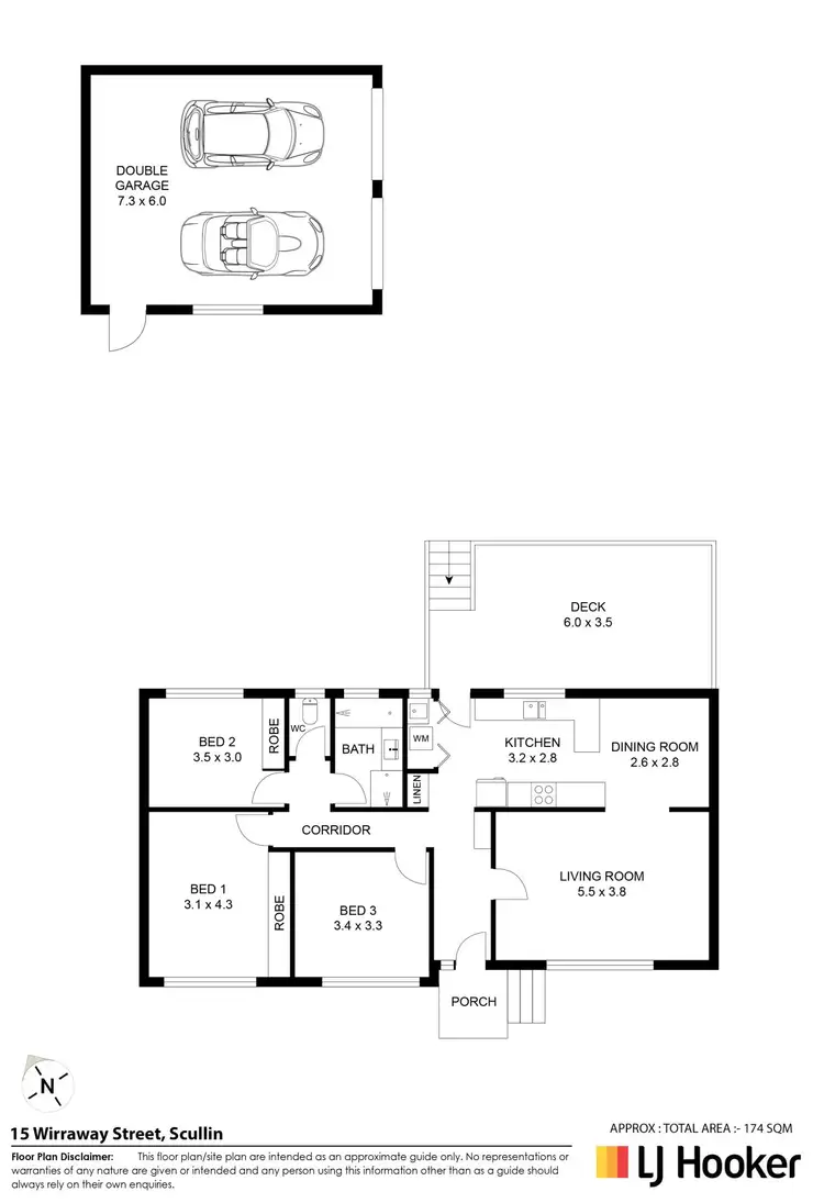 Floorplan of Homely house listing, 15 Wirraway Crescent, Scullin ACT 2614