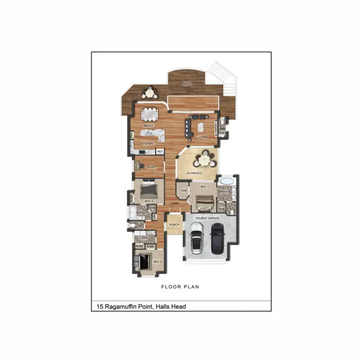 Floorplan of Homely house listing, 15 Ragamuffin Point, Halls Head WA 6210