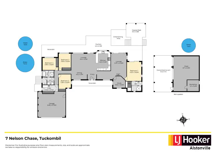 Floorplan of Homely house listing, 7 Nelson Chase, Tuckombil NSW 2477