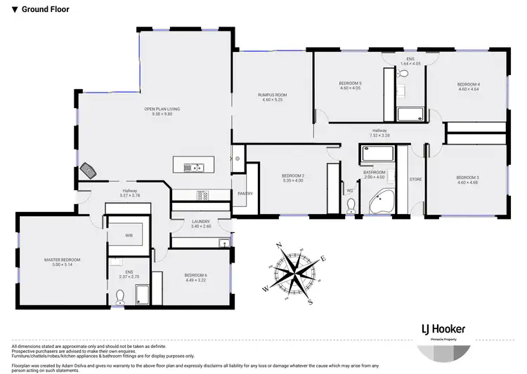 Floorplan of Homely house listing, 114 Greens Road, Orielton TAS 7172