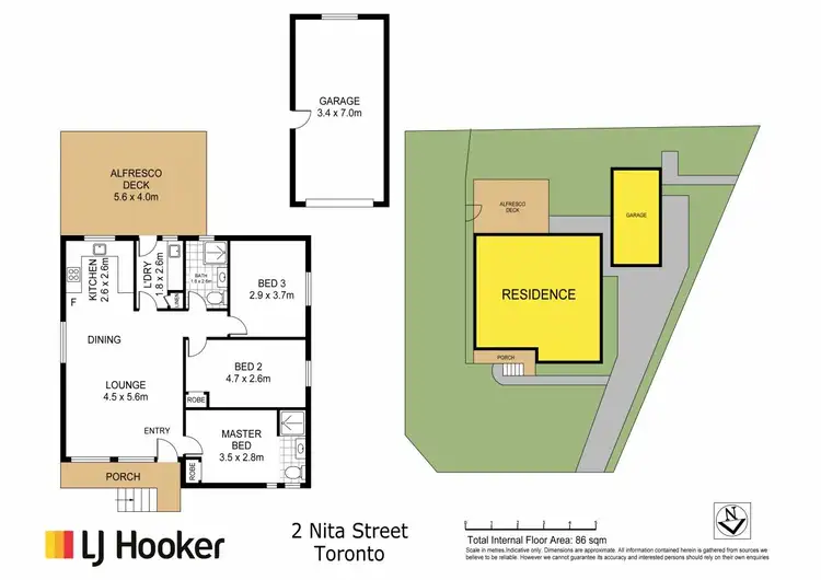 Floorplan of Homely house listing, 2 Nita Street, Toronto NSW 2283