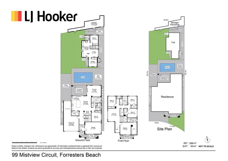 Floorplan of Homely house listing, 99 Mistview Circuit, Forresters Beach NSW 2260