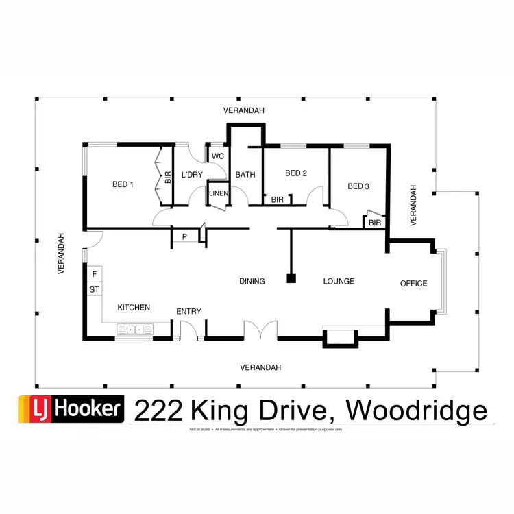 Floorplan of Homely house listing, 222 King Drive, Woodridge WA 6041
