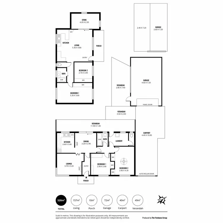 Floorplan of Homely house listing, 14 Alfred Avenue, Seaton SA 5023