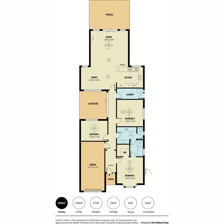 Floorplan of Homely villa listing, 6 Port Ellen Court, Greenwith SA 5125