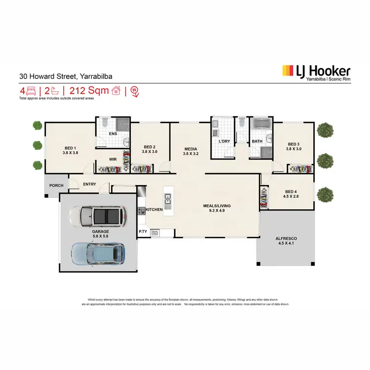 Floorplan of Homely house listing, 30 Howard Street, Yarrabilba QLD 4207