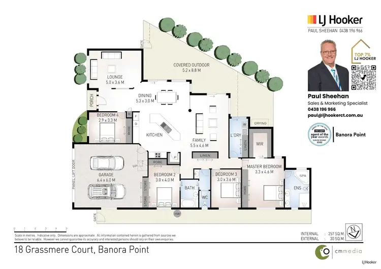 Floorplan of Homely house listing, 18 Grassmere Court, Banora Point NSW 2486