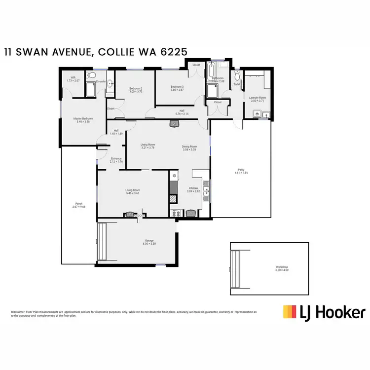 Floorplan of Homely house listing, 11 Swan Avenue, Collie WA 6225