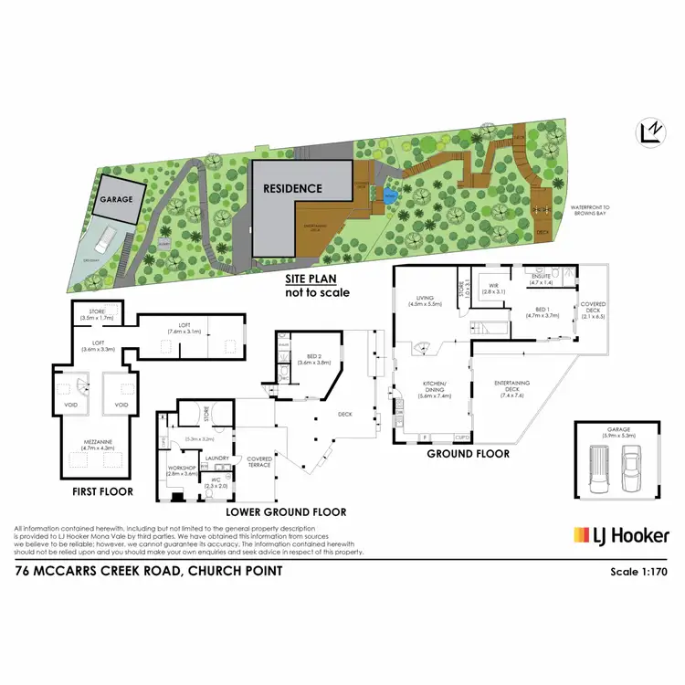 Floorplan of Homely house listing, 76 McCarrs Creek Road, Church Point NSW 2105