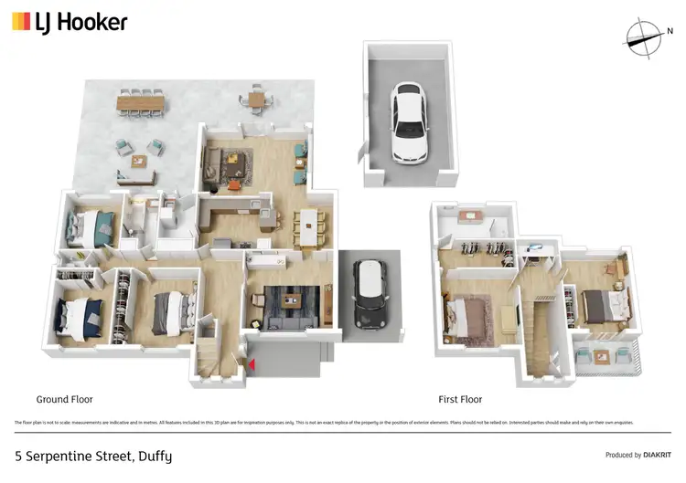 Floorplan of Homely house listing, 5 Serpentine Street, Duffy ACT 2611
